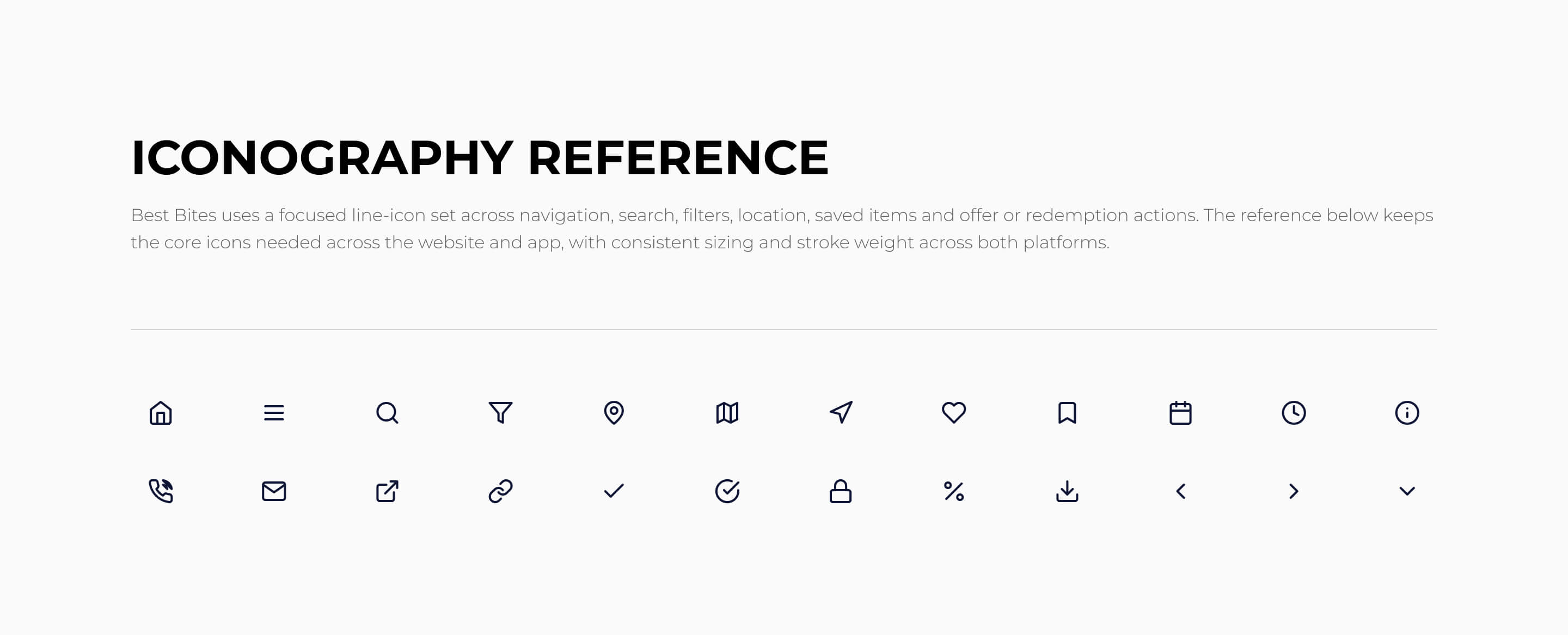 Best Bites iconography reference