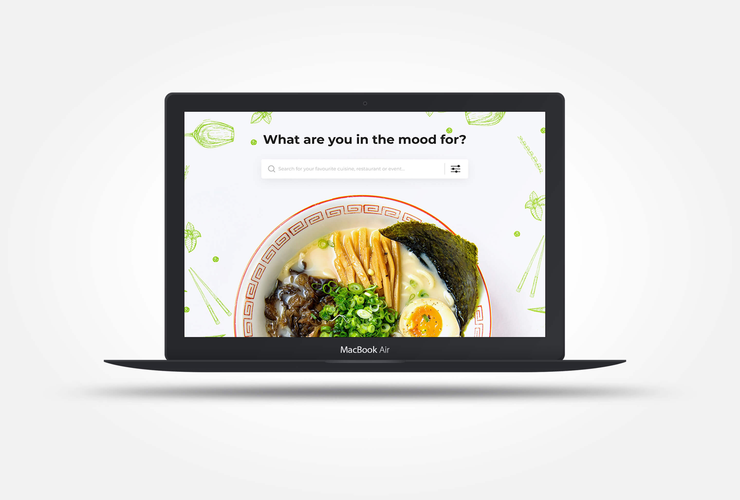 Best Bites restaurant discovery experience displayed on a laptop