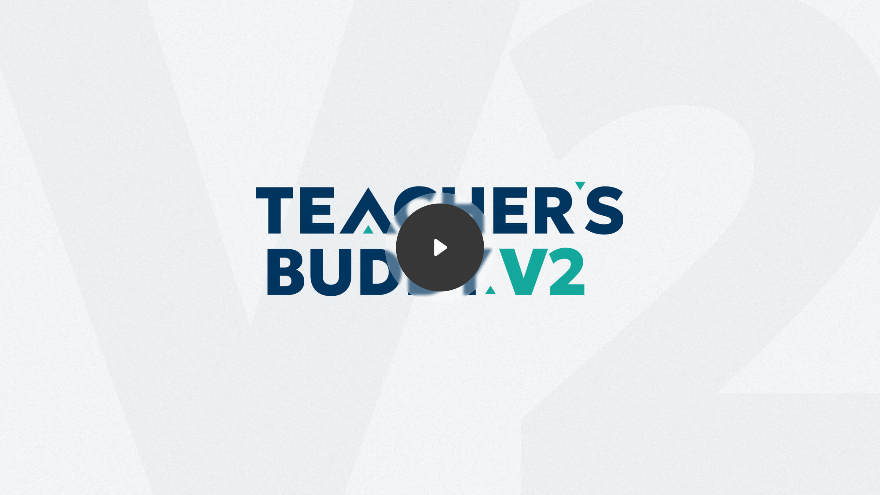 Teacher's Buddy V2 launch identity