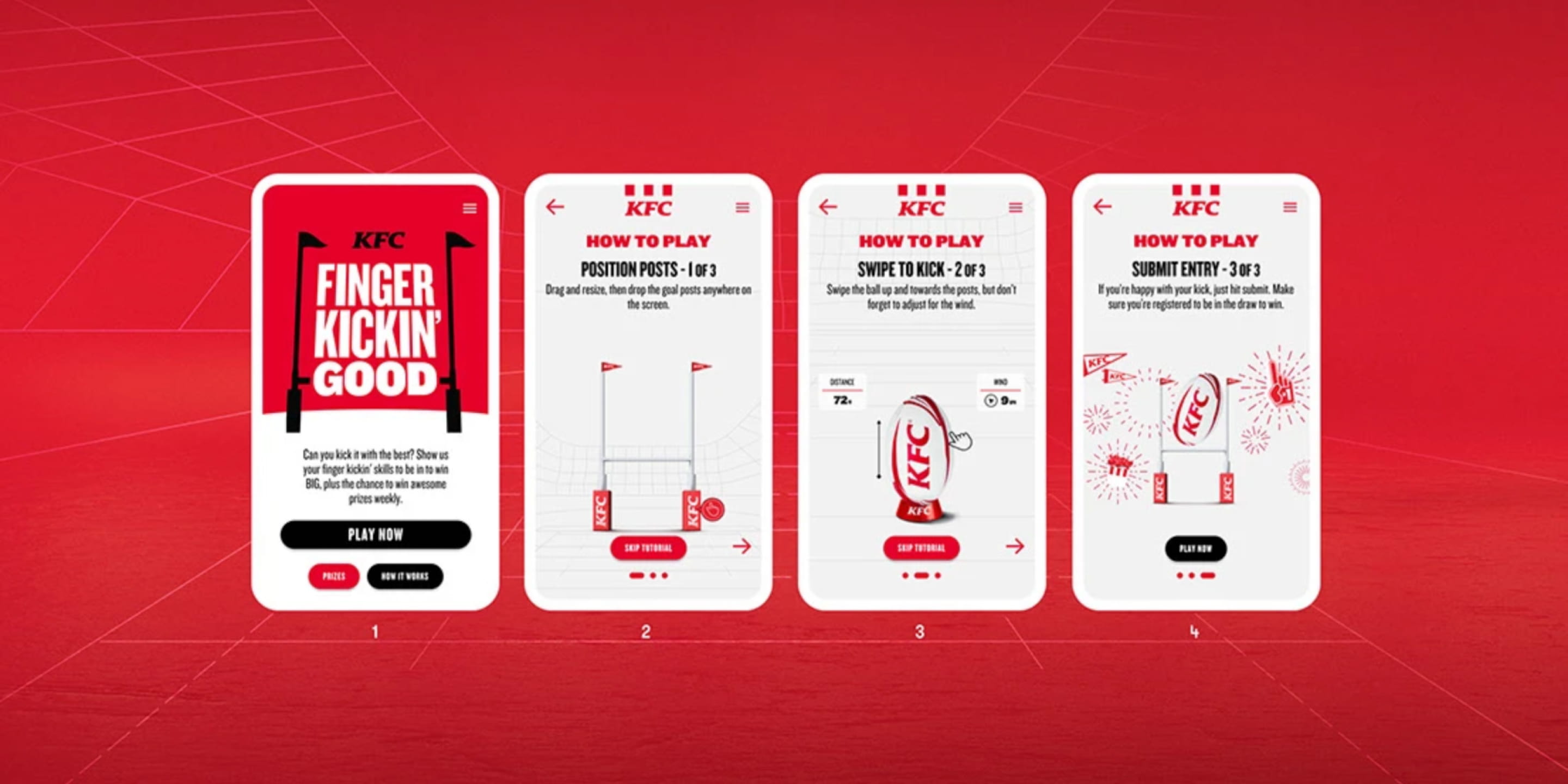 KFC Kicking Game project visual 7