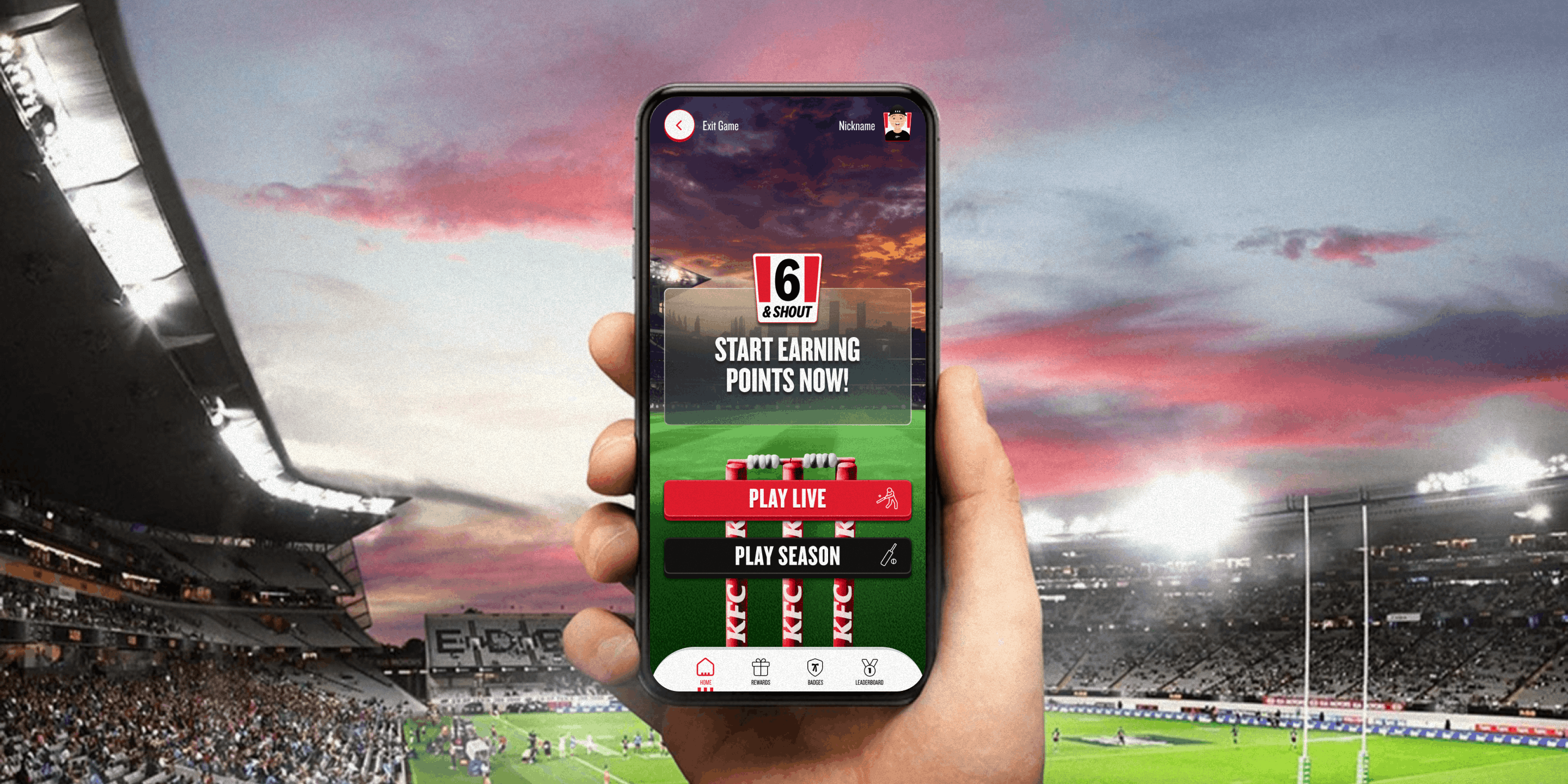 KFC Six & Shout project visual 5