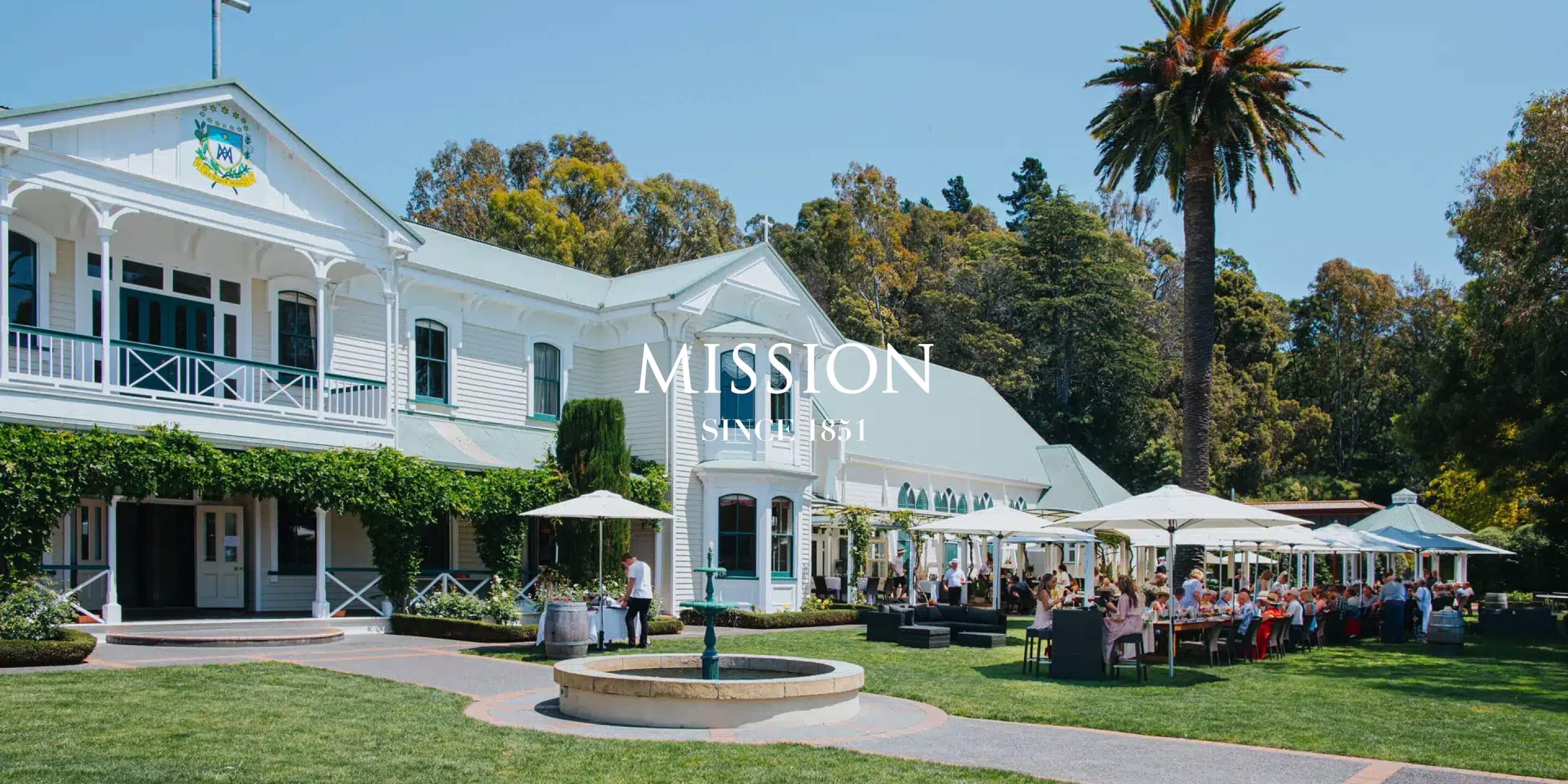 Mission Estate winery and restaurant grounds