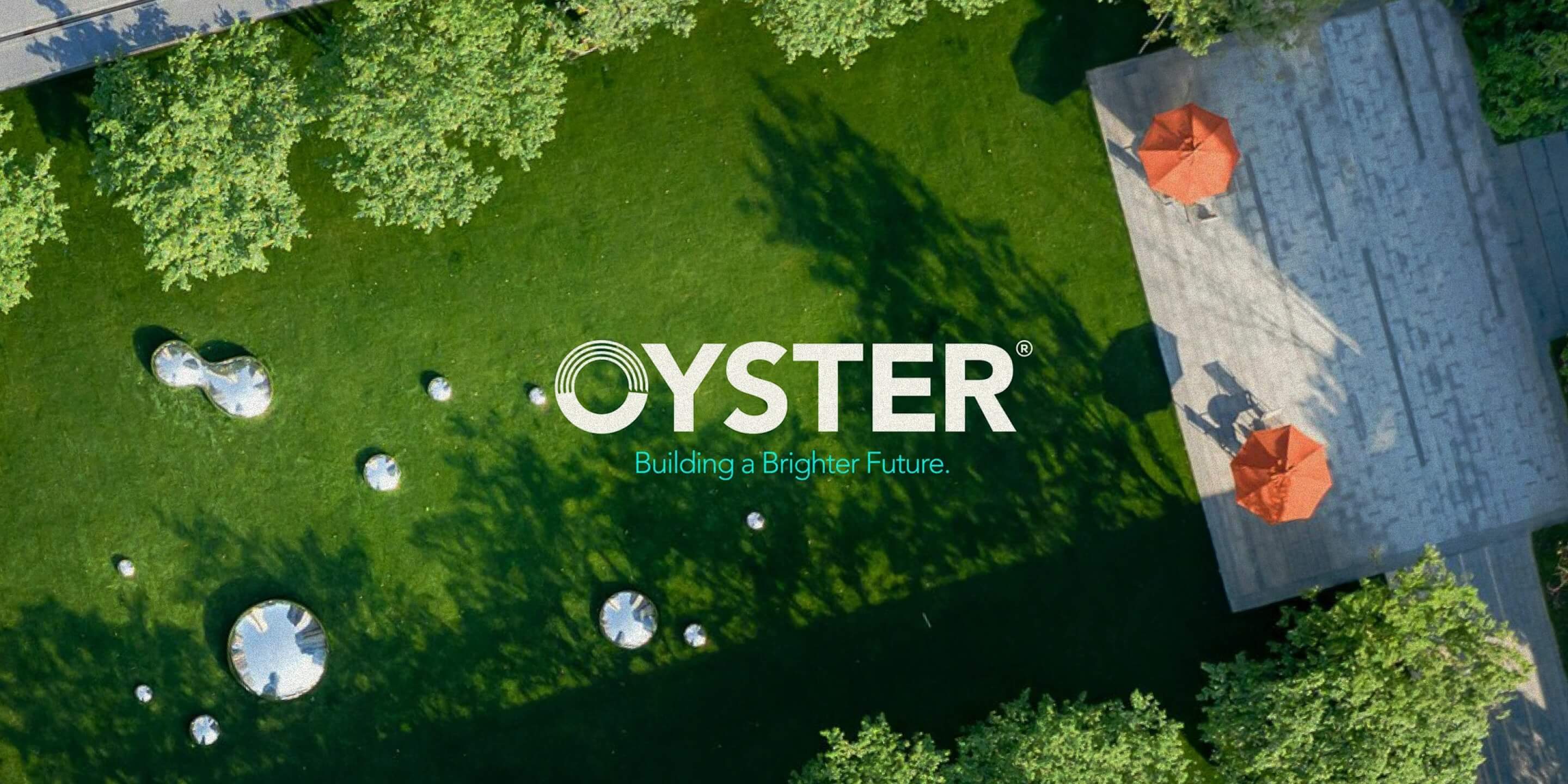 Aerial view of an Oyster-managed commercial property