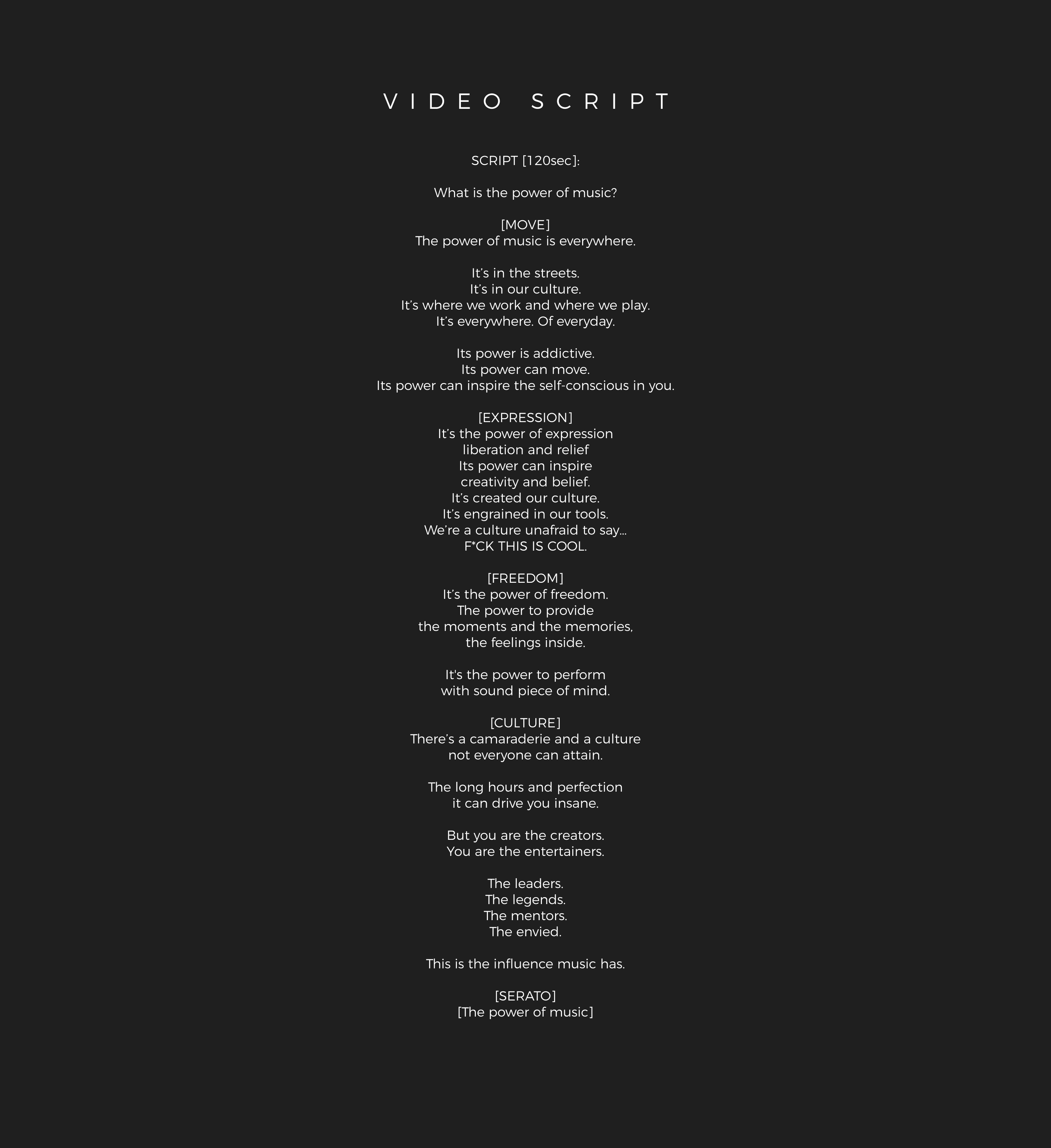 Serato project visual 8